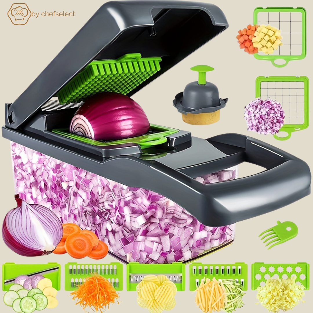 Chefselect| Multifunctionele mandoline | 14-delige set