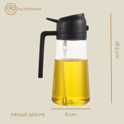 Chef-Select| 2-in-1 Olie Verstuiver & Injector (500ml)