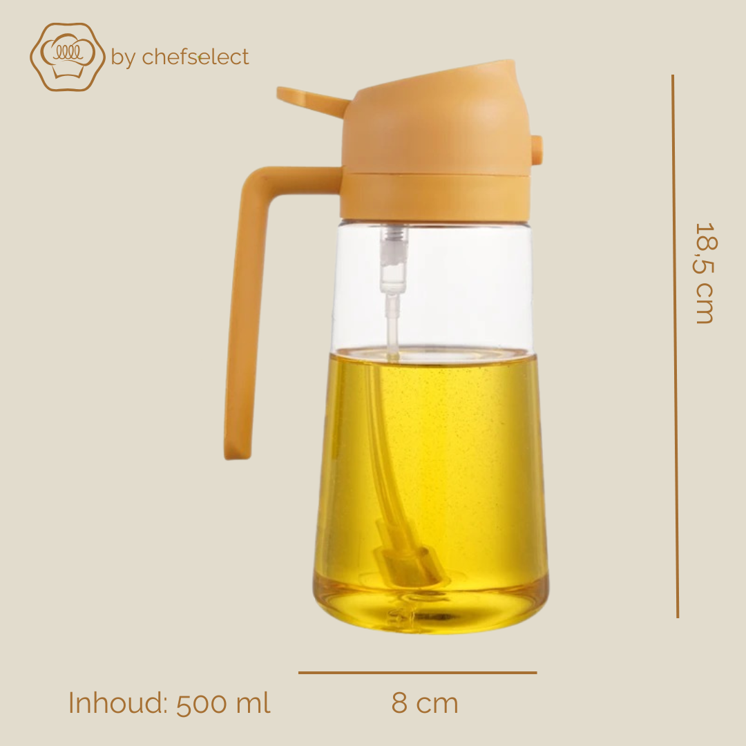 Chef-Select| 2-in-1 Olie Verstuiver & Injector (500ml)